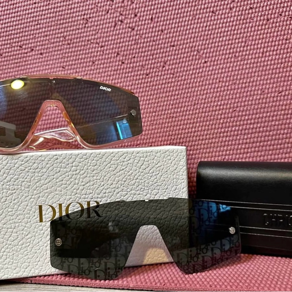 Dior Sunglasses Duo - Black and Tan